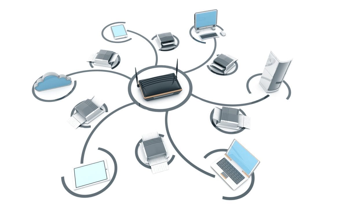 Computers connected to a network